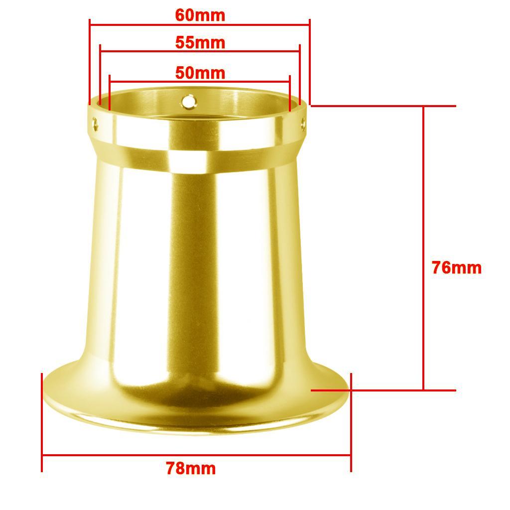 50mm Carburetor Air Filter Cup, Horn Speed Stacking Funnel, Air Inlet Air Collecting Cup Horn Cup Wind Air Filter Cup, Replace Accessories Aluminum