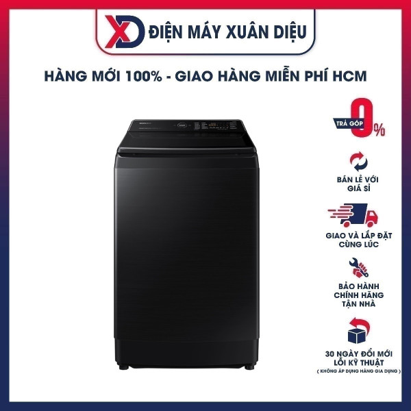 Máy giặt Samsung 12KG Inverter WA12CG5886BV/SV Model 2023- Hàng chính hãng (Chỉ giao HCM)