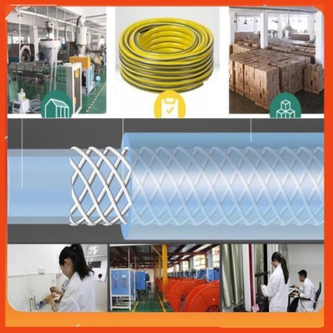 Bộ dây vòi xịt nước rửa xe, tưới cây . tăng áp 3 lần, loại 3m, 5m 206701Ađầu đồng, cút đồng+ tặng túi đựng bút