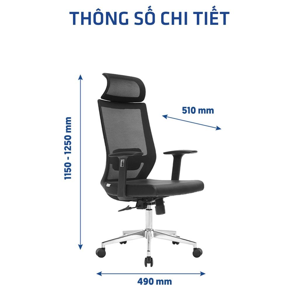 Ghế công thái học GOVI Ergonomic Plato PL01 Thiết kế bảo vệ sức khỏe