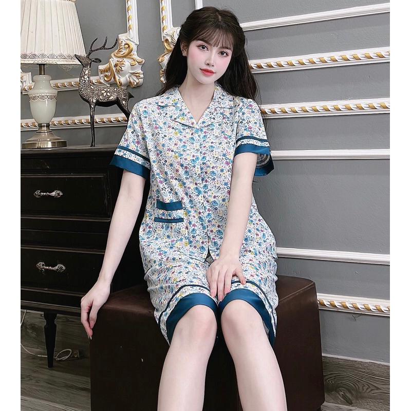 Đồ bộ mặc mẫu lửng vải kate