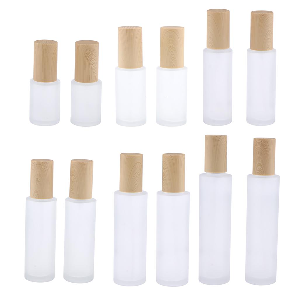 2x Nước Hoa Thủy Tinh Chai Rỗng Chai Phun Phun Du Lịch