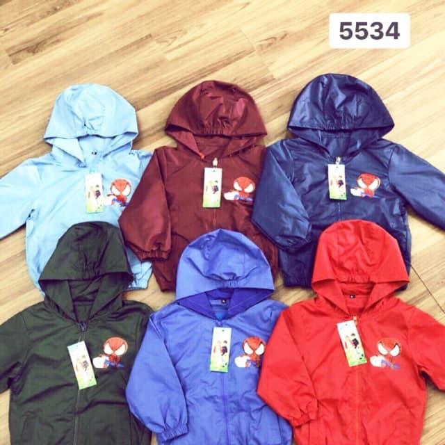 Áo Gió 2 Lớp Bé Trai 8 - 16kg