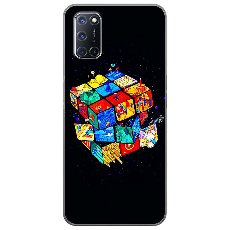 Ốp lưng dành cho Oppo A52  mẫu Rubik