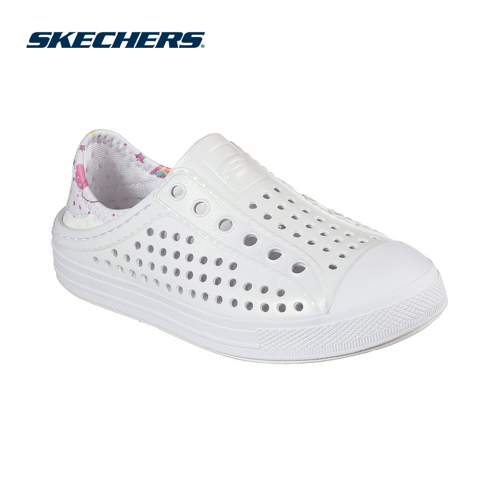 Skechers Bé Gái Giày Thể Thao Foamies Guzman Steps - 302063L-WHT