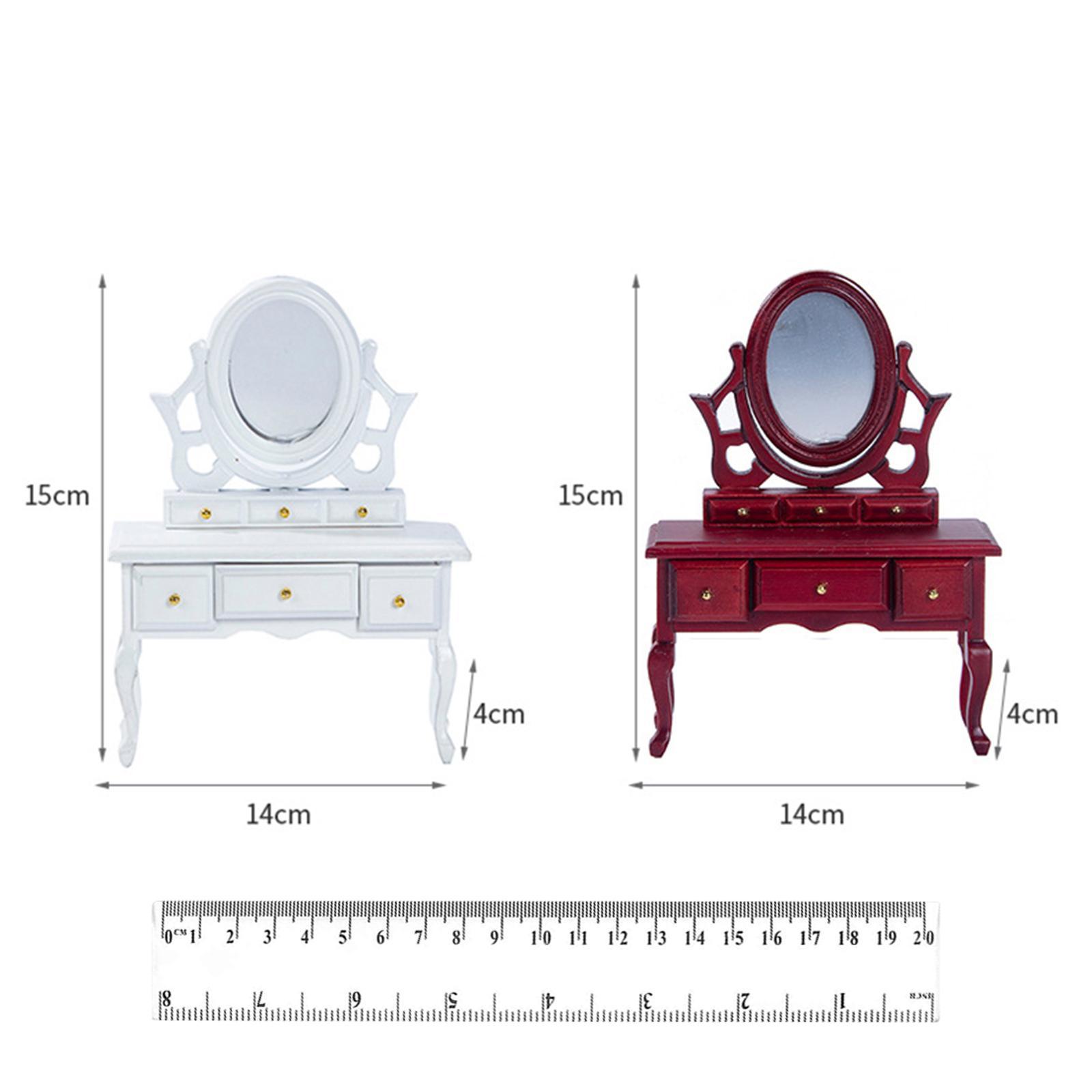 1:12 Scale Table for Kids Wooden Dollhouse Miniature Toys