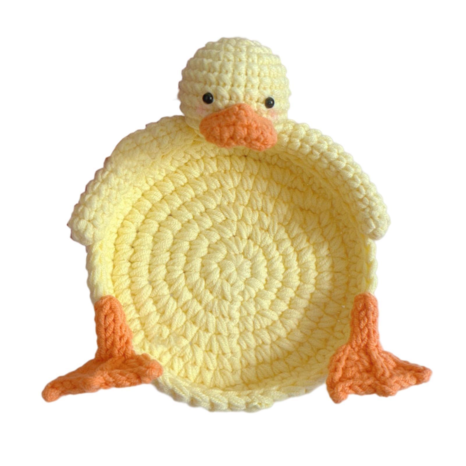 Braided Coaster for Drinks Duck Shaped Coaster for Apartment Home Countertop