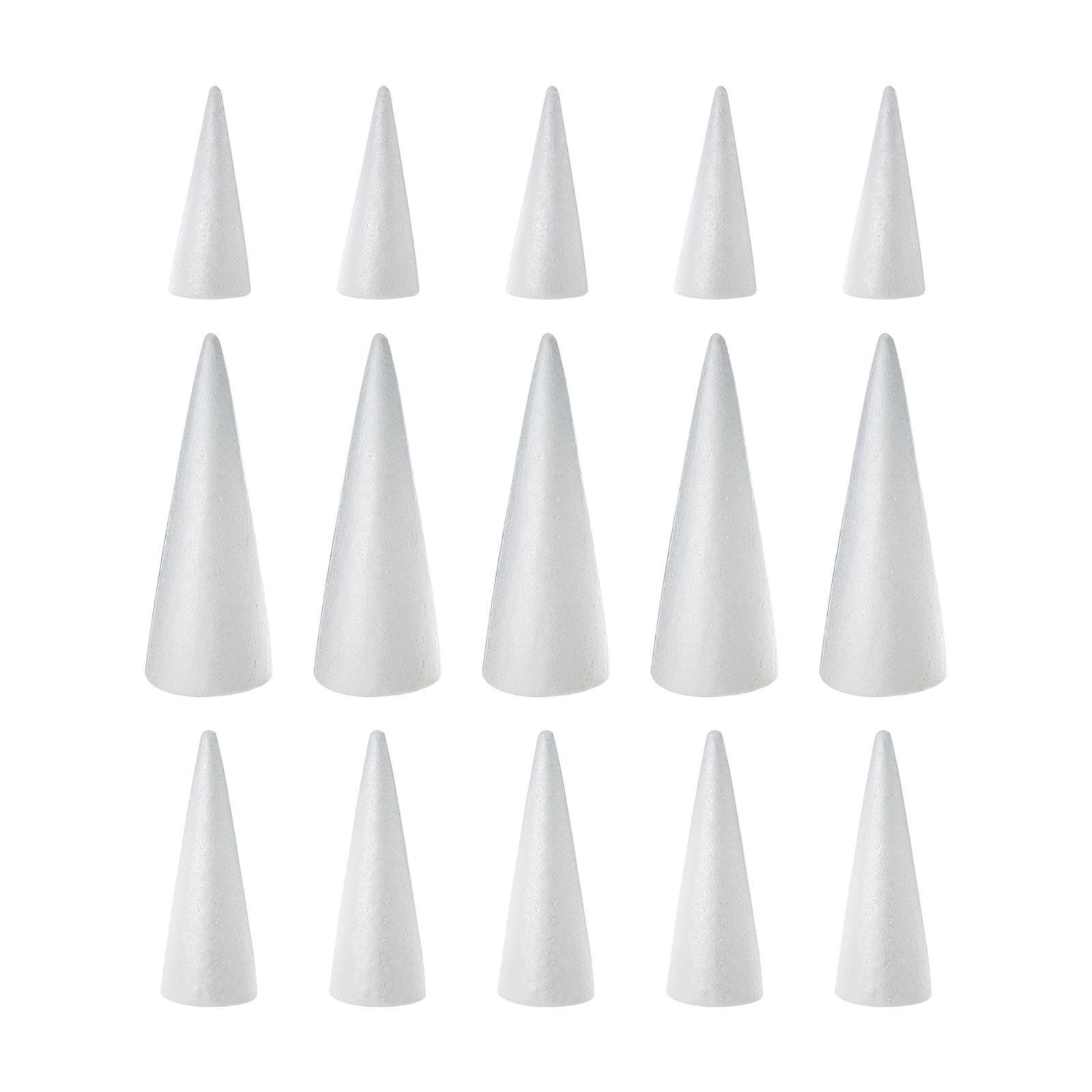 15x Foam Cones Foam Tree Cones for Classroom Activities Party Children Kids
