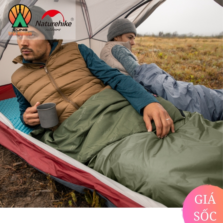 Túi Ngủ Naturehike NH21MSD09 Gọn Nhẹ Mềm Mại Dành Cho Dã Ngoại Leo Núi Văn Phòng