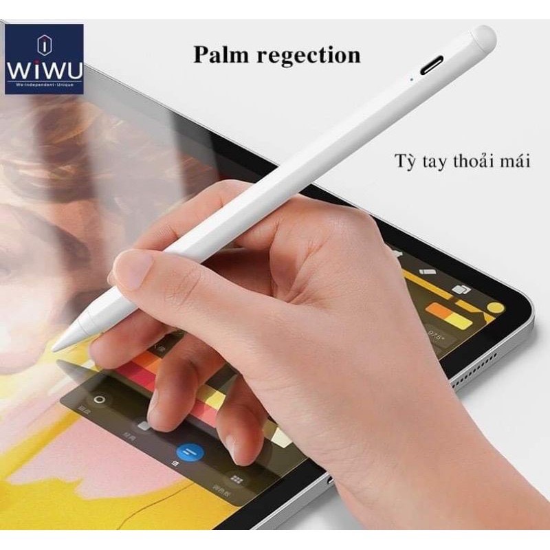 Bút Cảm Ứng Wiwu Picasso Dảnh Cho iPad/Máy Tính Bảng/IOS/Android/Windows Touch Pen P339 - Hàng Chính Hãng