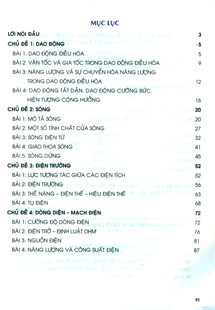 Phát Triển Năng Lực Môn Vật Lí - Lớp 11