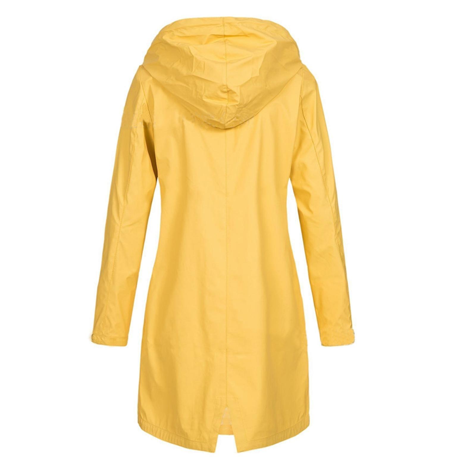 Women Jacket Waterproof Lightweight Rain Jacket Coat for Active Outdoor Hooded Raincoat