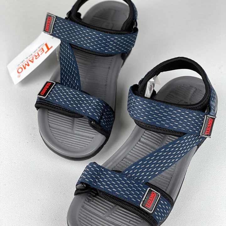 Giày sandal, dép sandal nam Teramo đế cao su nguyên chất, siêu nhẹ, quai dù chắc chắn, đế có rãnh chống trượt an toàn, TRM HỌA TIẾT 3 quai