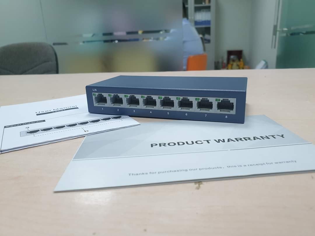 Bộ chia mạng 8 cổng Gigabit RJ45 Acorid LS8GT Ethernet Network - Hàng chính hãng