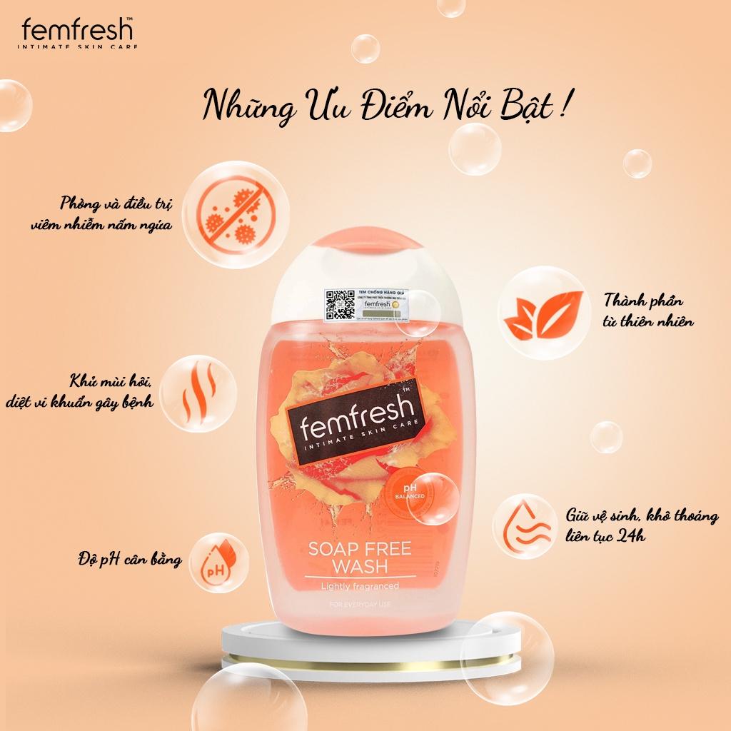 Dung Dịch Vệ Sinh Phụ Nữ Cho Vùng Kín Sạch, Thơm Suốt Ngày Dài Femfresh Daily Intimate Wash 150ml