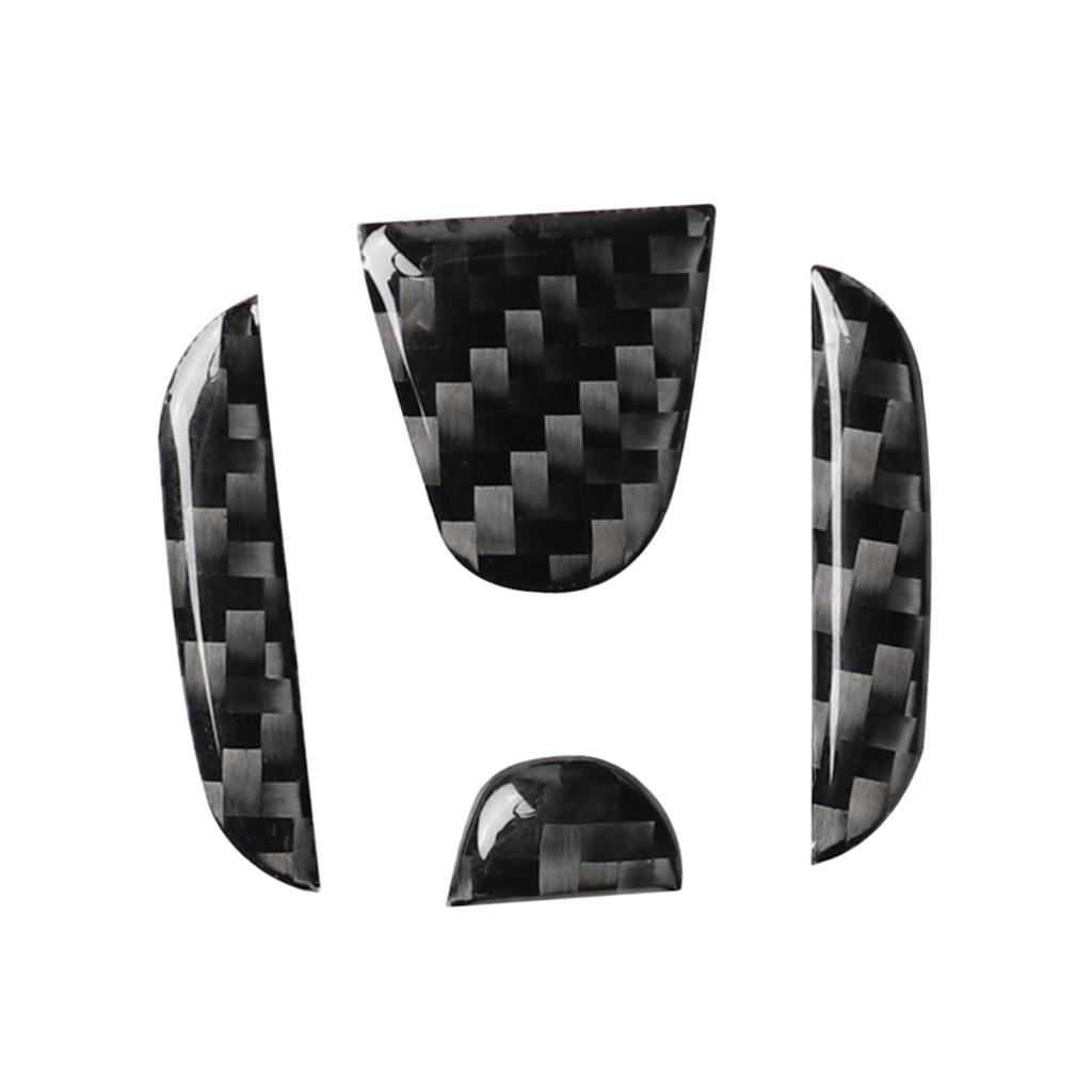Carbon Fiber Steering Wheel Decoration Cover Sticker for 16-19