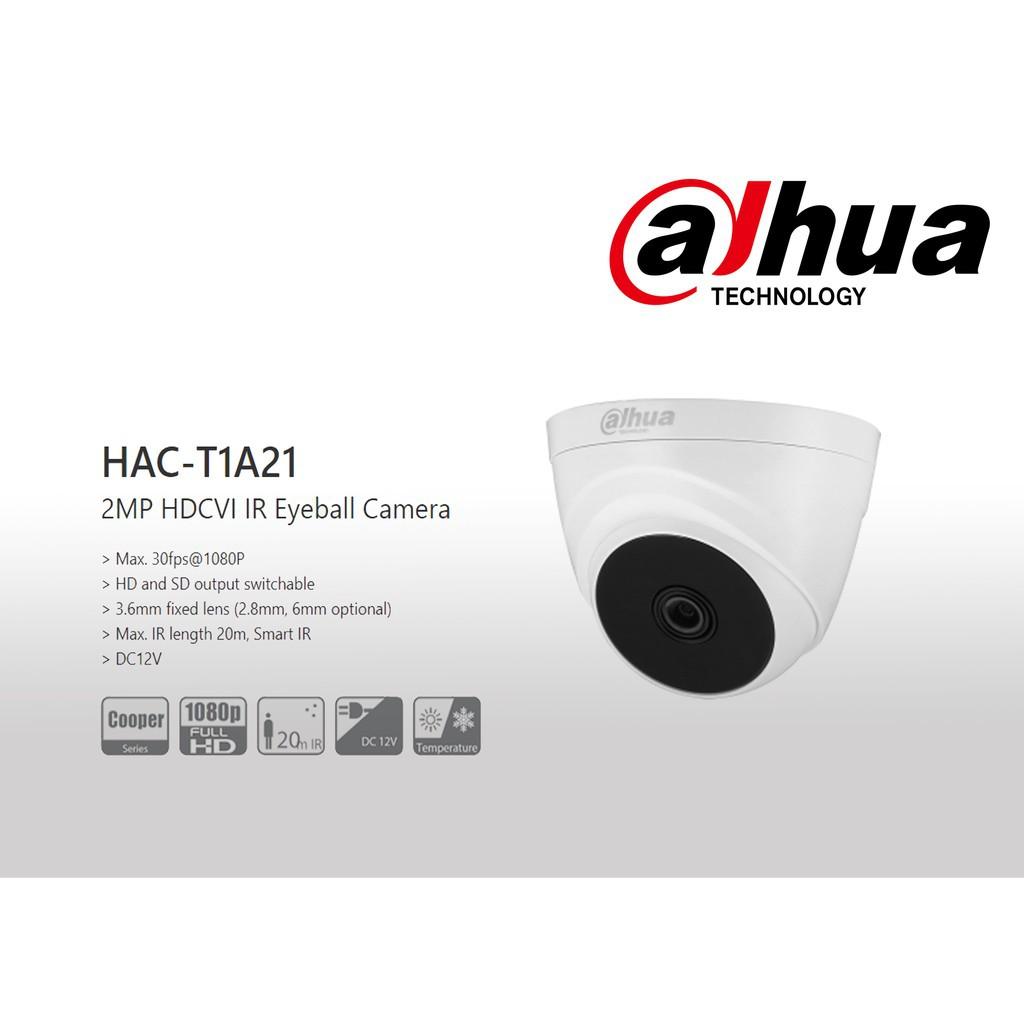 Hình ảnh Camera DAHUA Dome HAC-T1A21P - Hàng Chính Hãng