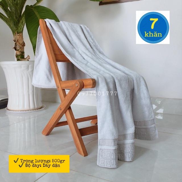 Khăn tắm Sợi tre xuất Hàn dày dặn - Tông màu sang trọng - Songwol