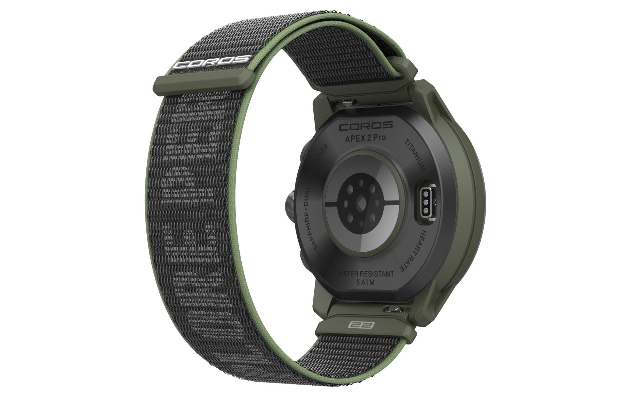 Đồng hồ GPS thể thao Coros Apex 2 Pro - Green