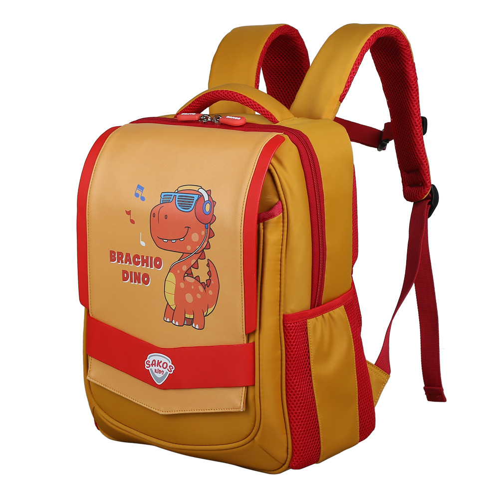 Balo Học Sinh Thời Trang SAKOS KID GENIUS - Họa Tiết Dễ Thương, Siêu Nhẹ, Chống Gù, Bảo Vệ Đôi Vai Và Cột Sống Của Trẻ - Hàng chính hãng