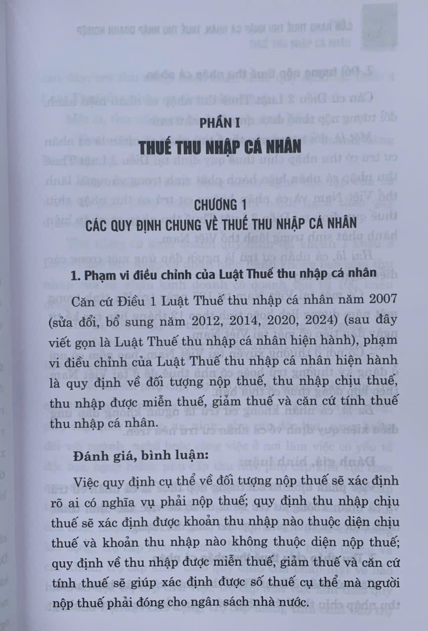 Cẩm nang thuế thu nhập cá nhân, thuế thu nhập doanh nghiệp