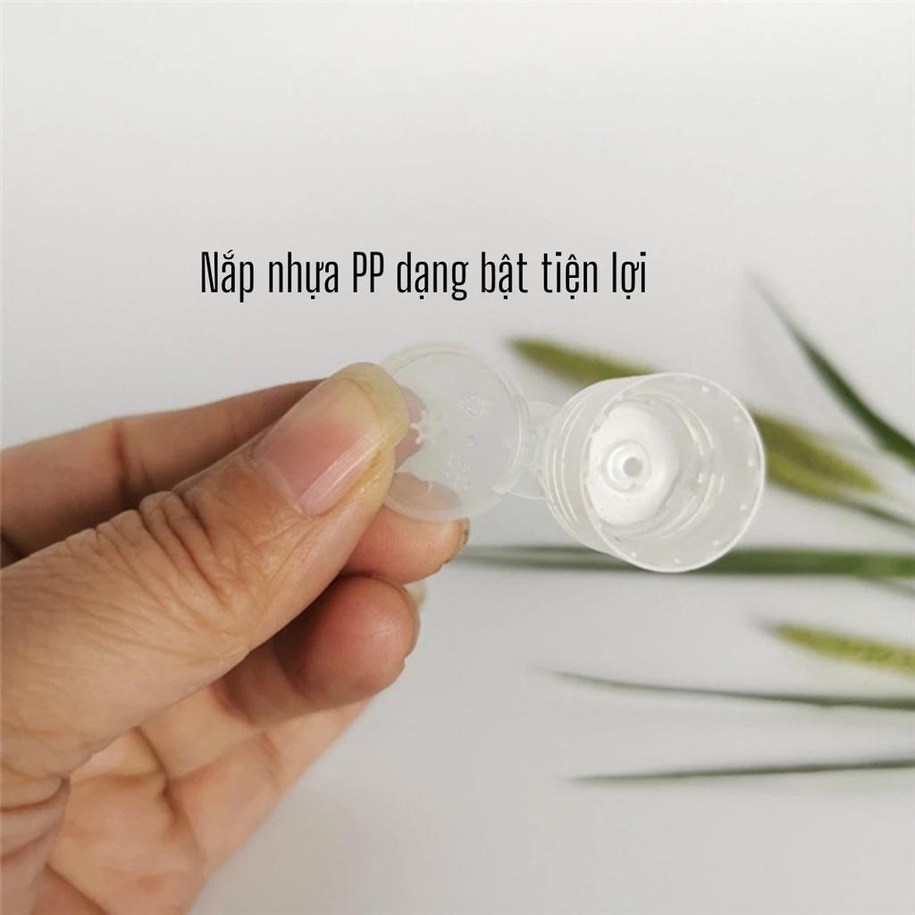 Chai chiết nhựa trong suốt 30ml đựng gel rửa tay/mỹ phẩm mang đi du lịch tiện lợi CCC34