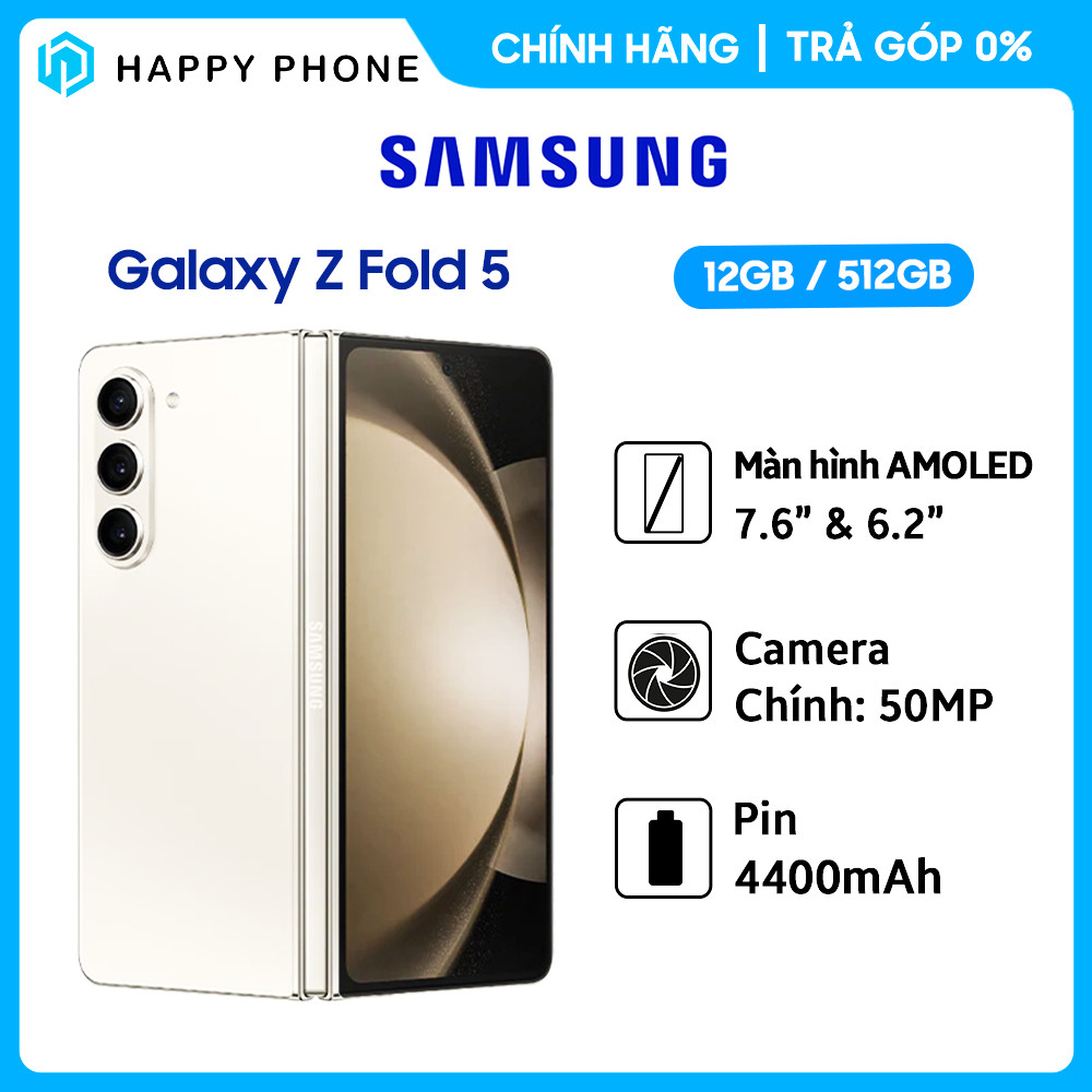 Điện Thoại Samsung Galaxy Z Fold5 5G  - Hàng Chính Hãng - Đã kích hoạt bảo hành điện tử