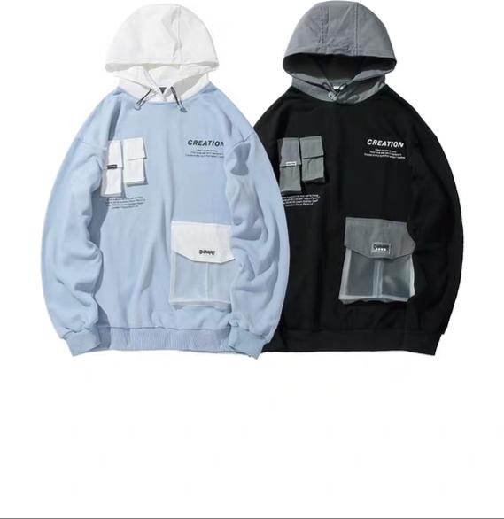 Áo Khoác Hoodies Nam  Chất Nỉ Ngoại Dày Đẹp Phối Túi Hộp Trong Suốt Cá Tính Sành Điệu Thích Hợp Đi Học, Đi Chơi