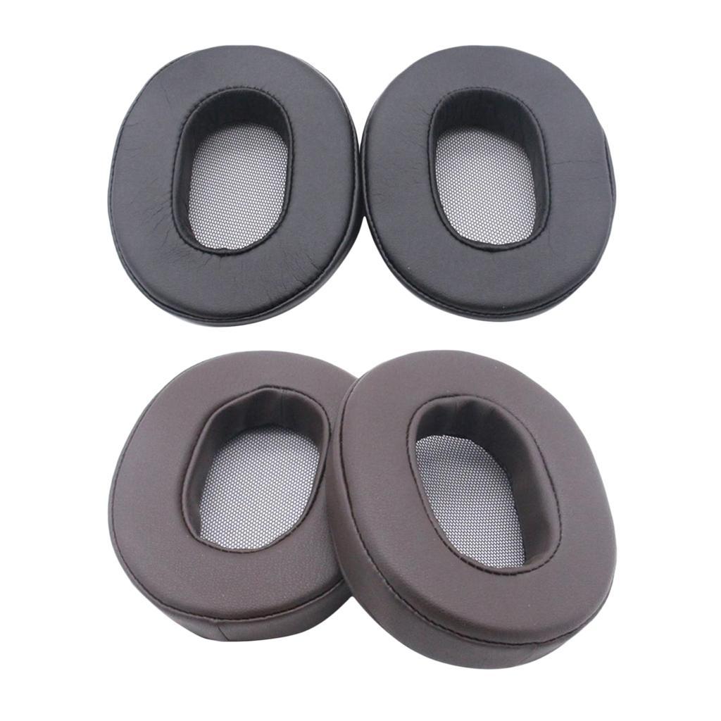 2Pairs Replacement EarPads Ear Cushions For Sony MDR-1A, 1A-DAC Headphone
