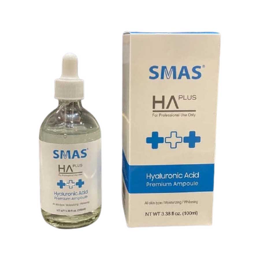 Thương hiệu: SMAS Tinh Chất Serum HA cấp ẩm mịn da -HA plus Hyaluronic Acid premium Ampoule 100ml