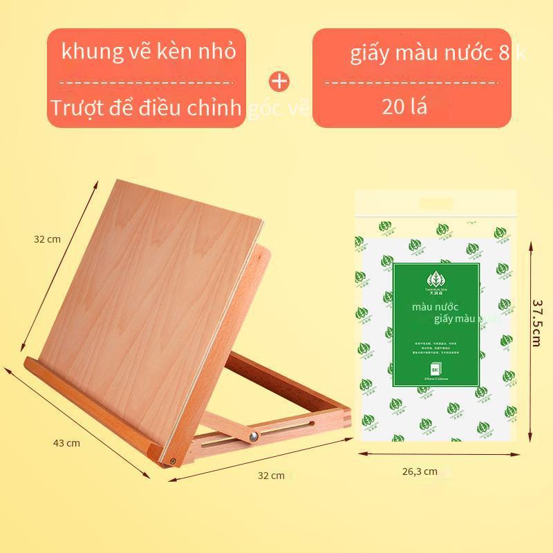 Các sinh viên nghệ thuật giá vẽ để bàn thuận lợi nhất với phác thảo bột nước màu nước gấp bảng vẽ A3 khung viết và đọc bảo vệ cổ bảng nghiêng