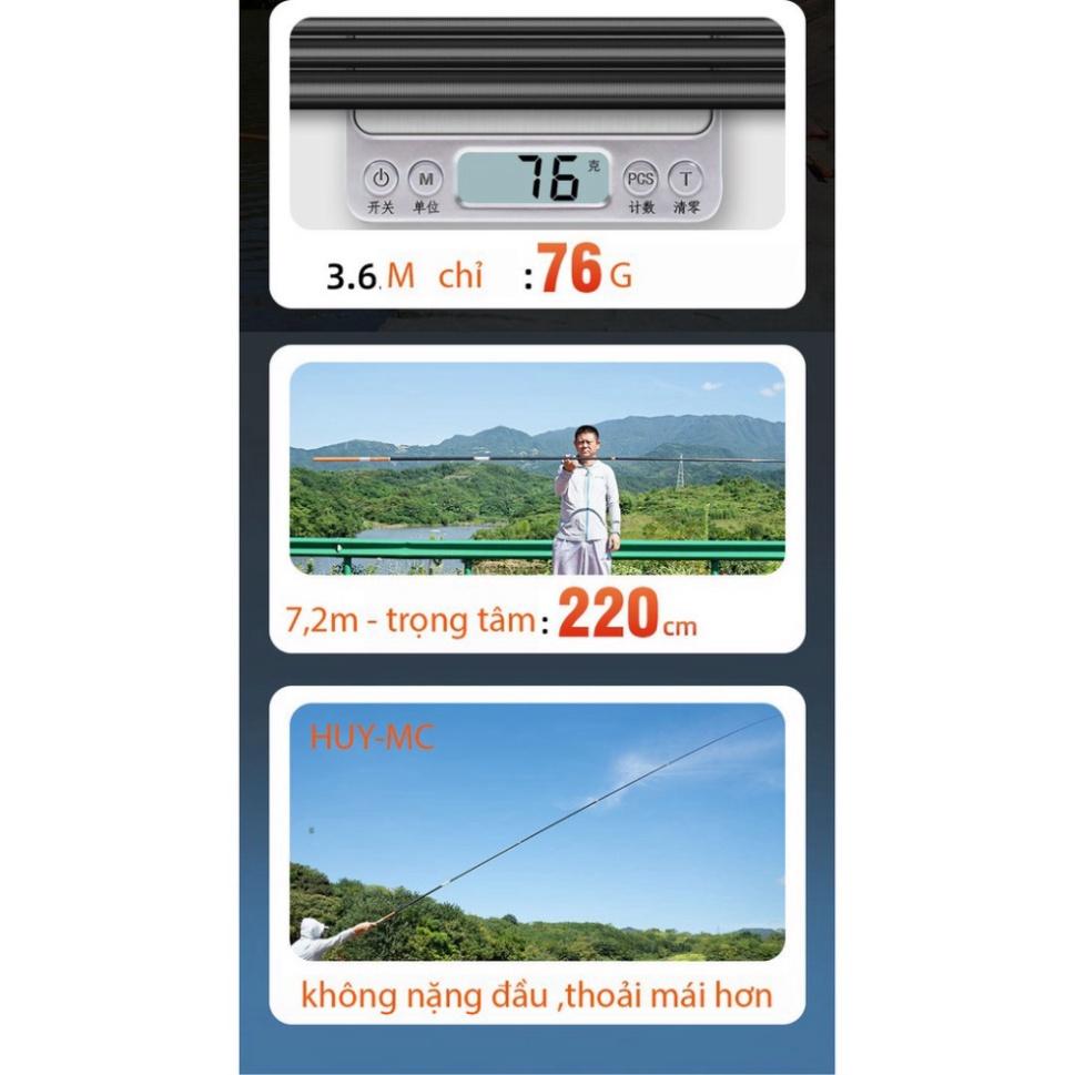 Sale to hot - Cần Câu Carbon Siêu Nhẹ Siêu Cứng MC Phục Ma Liên Kích 6H- Bản Mới 2021 Chuyên