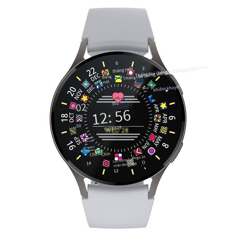 Đảm Bảo Chất Lượng S46 Vòng Tay Thông Minh Cuộc Gọi Bluetooth Màn Hình AMOLED Nhịp Tim Oxy Trong Máu Khỏe Mạnh Đếm Bước Thể Thao Thông Minh Nữ Đồng Hồ