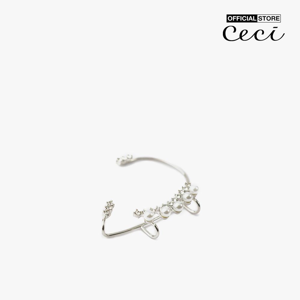 CECI - Khuyên tai nữ đeo vành tai đính đá độc đáo CC1-04000028