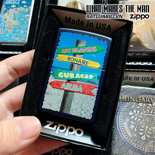 Bật Lửa Zippo 239 Abc Island Beach Signs