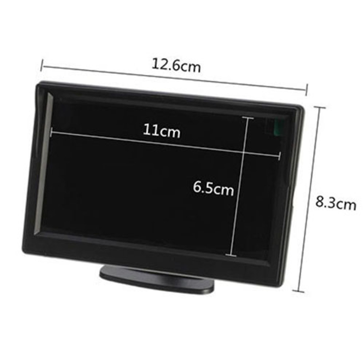 Combo camera lùi hồng ngoại 12 mắt và màn hình LCD 5inch