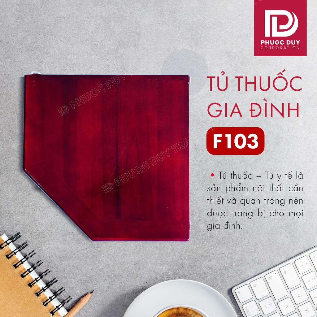 Tủ thuốc - Tủ y tế gia đình gỗ tự nhiên F103