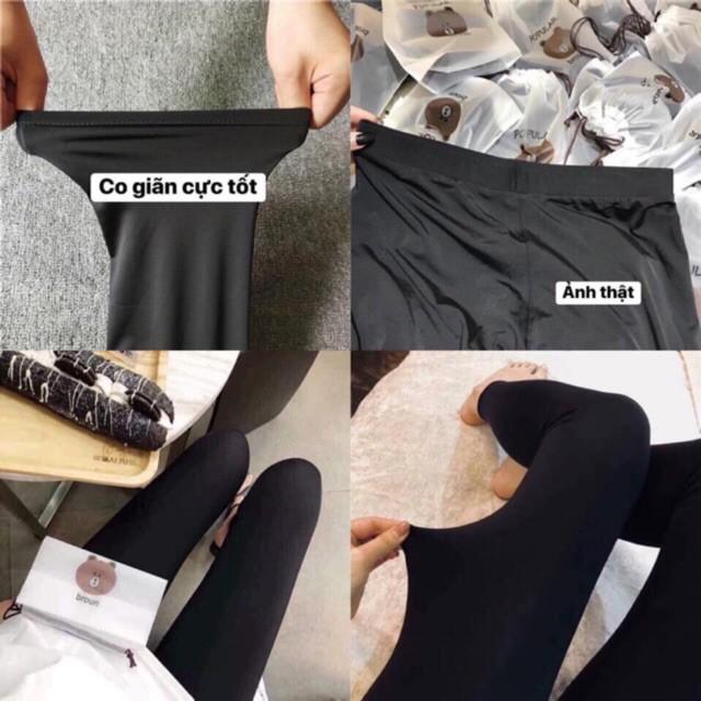 Quần legging gấu siêu co dãn form ôm