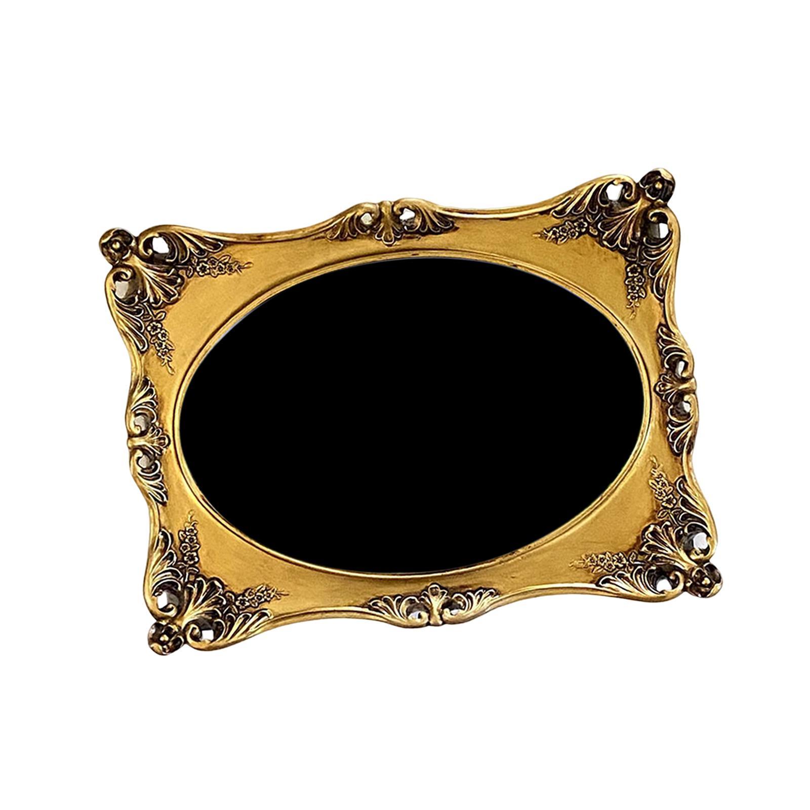 Hand Carved Floral Resin Photo Frame Office European Style Picture Frame