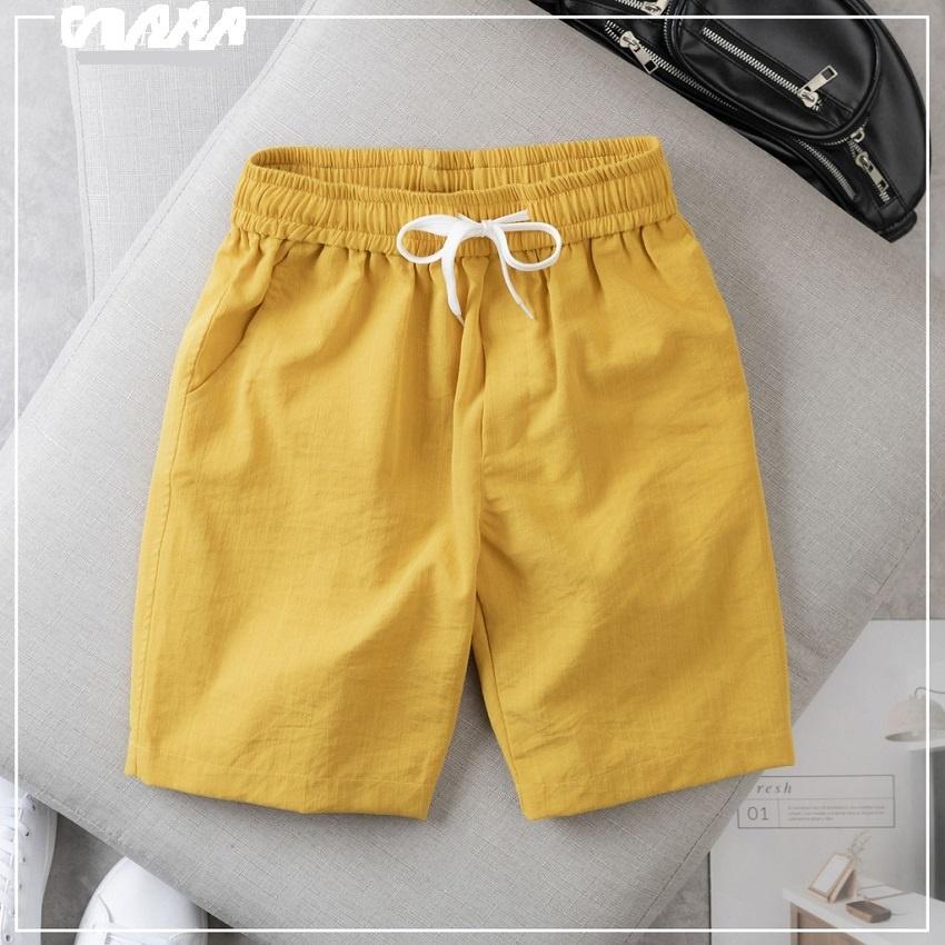 Quần short đũi nam Thời trang nam BAT chất đũi mềm mát, quần ngố thể thao chuẩn form cạp chun dây rút.