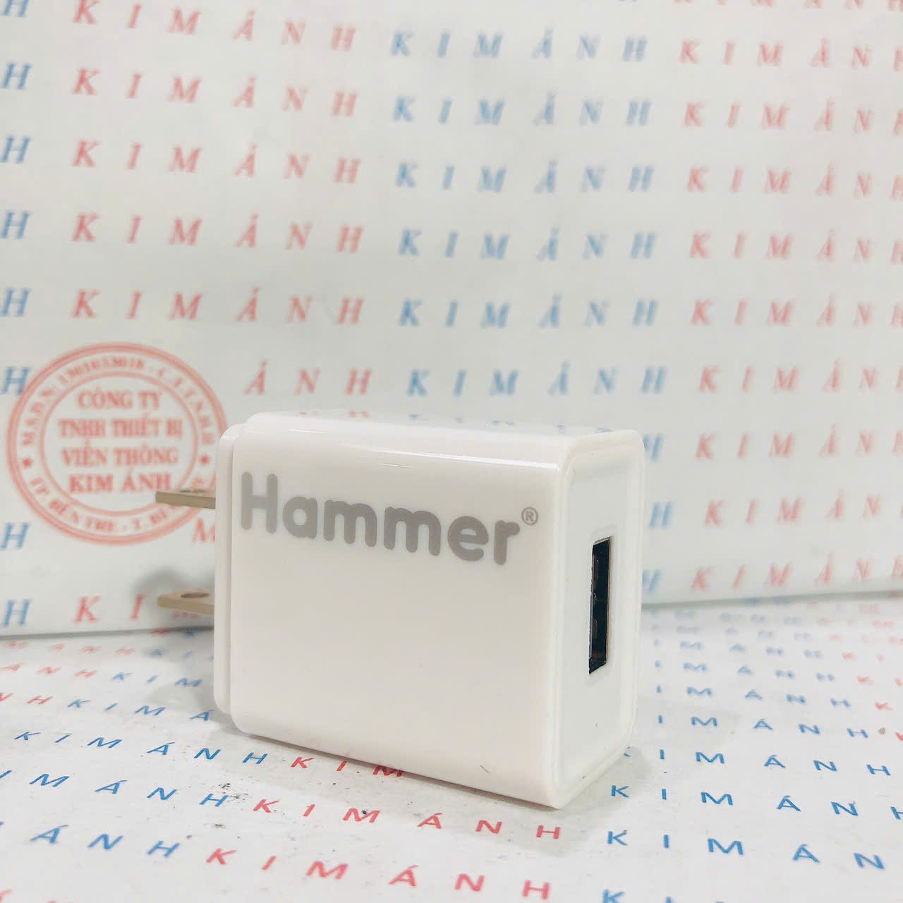 Củ sạc Ham merr dòng điện chuẩn 2.1A cổng USB, Check Qr kiểm tra hàng chính hãng bảo hành 12 tháng