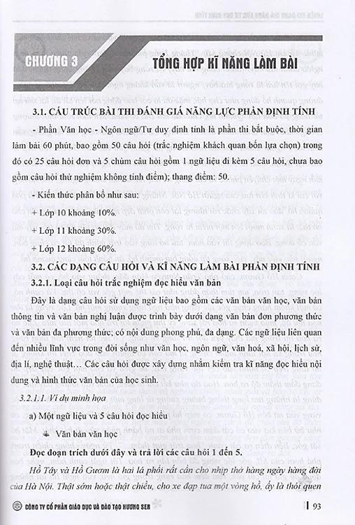 Sách - Luyện Thi Đánh Giá Năng Lực - Tư Duy Định Tính - Kiến Thức Lớp 12 (Dành Cho Các Kì Thi Đánh Giá Năng Lực)
