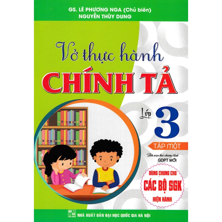 Sách - Combo Vở Thực Hành Chính Tả Lớp 3 (Bộ 2 Cuốn) (Dùng Chung Cho Các Bộ SGK Hiện Hành)