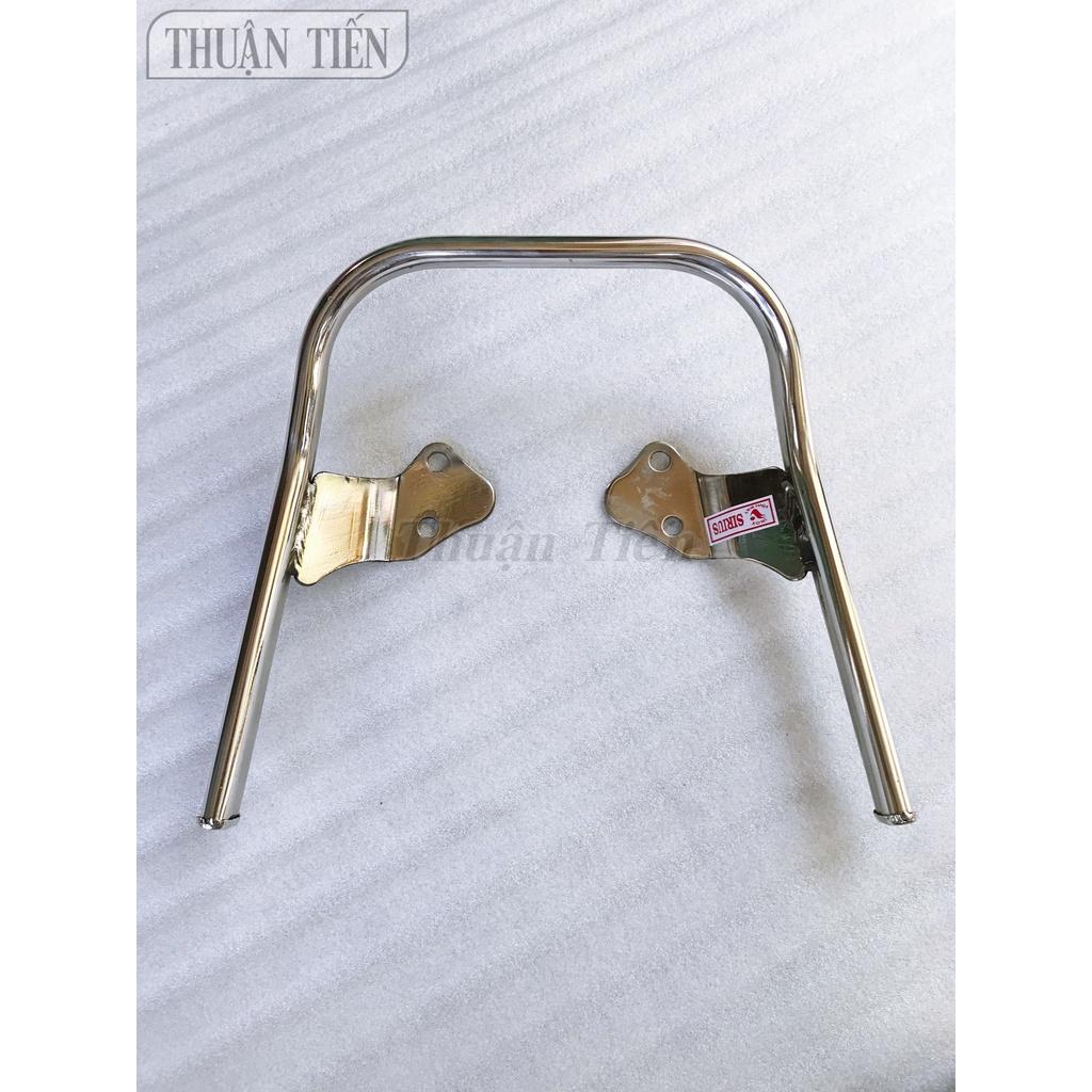 TAY DẮT SIRIUS INOX KHÔNG HÍCH MẪU ZIN DÙNG ĐÚNG ĐỜI SIRIUS BÌNH XĂNG CƠ, HÀNG INOX SÁNG BÓNG, MỐI HÀNG ĐẸP, DÀY