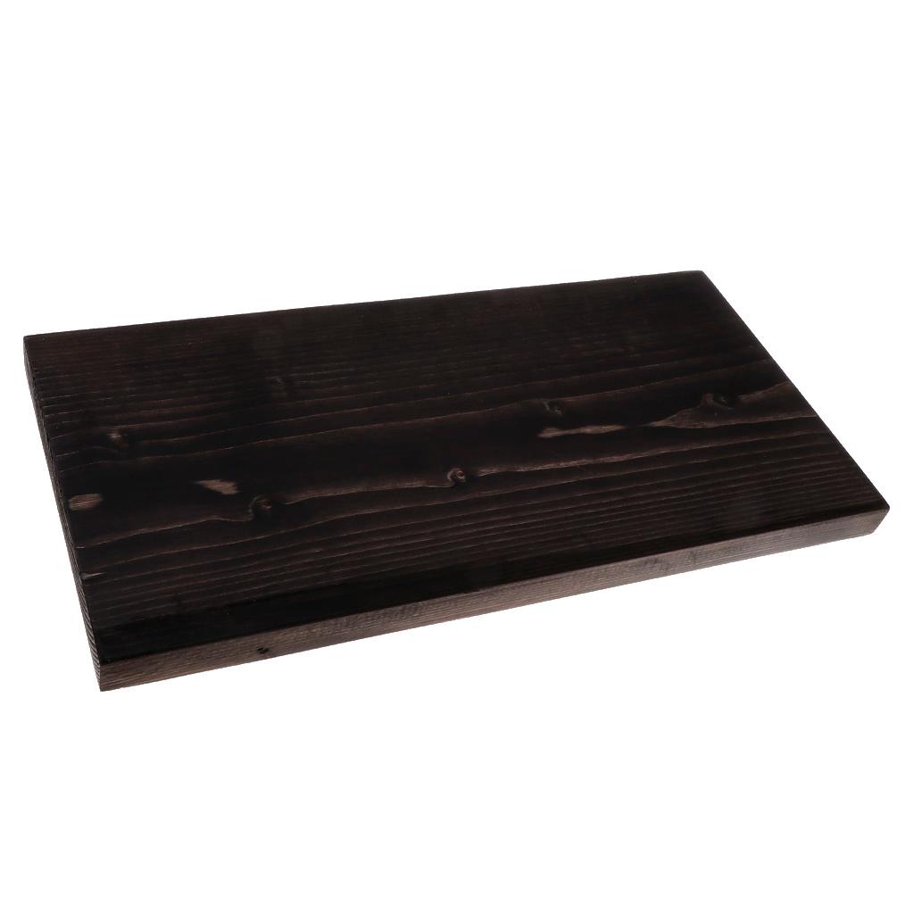 Industrial Pipe Bracket Heavy Duty Iron Wall Storage Shelf Rack Coffee