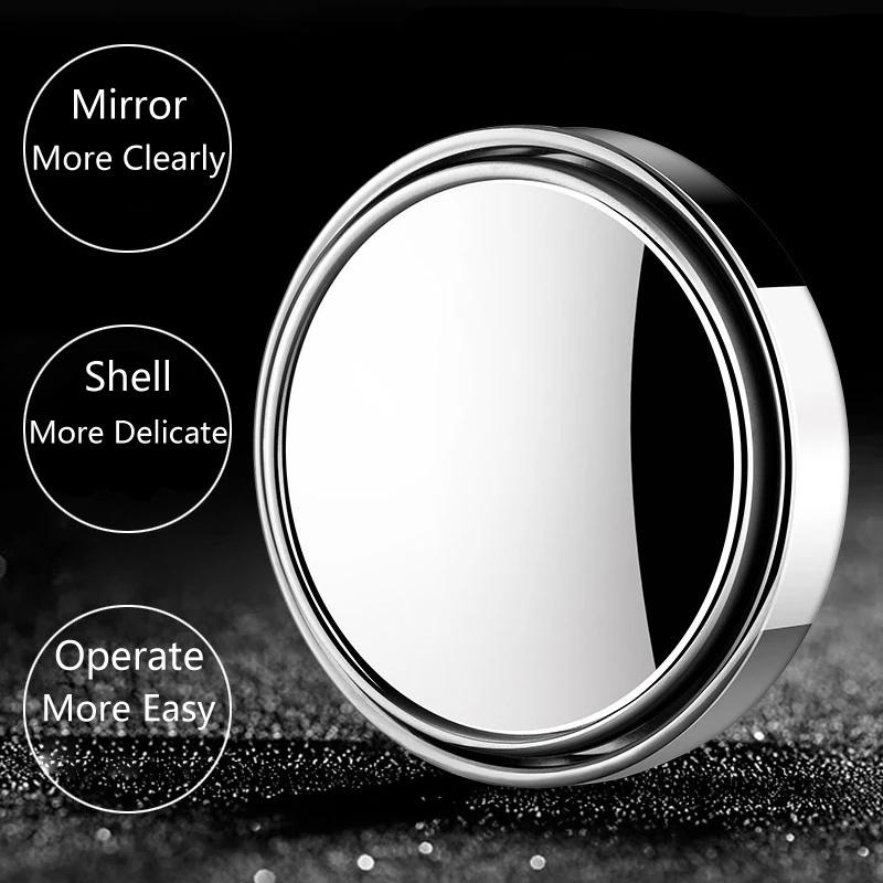 Gương chiếu hậu soi điểm mù hình tròn góc nhìn rộng xoay 360 độ dành cho xe hơi