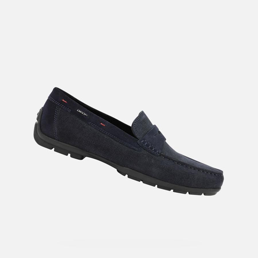 Giày Lười Nam GEOX U Moner W 2Fit D NAVY