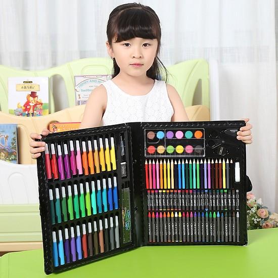 HỘP MÀU, HỘP MÀU ĐA NĂNG, DỤNG CỤ HỌC TẬP, HỘP MÀU BA GỒM CÁC LOẠI MÀU CẦN THIẾT CHO VIỆC HỌC TẬP CỦA CÁC BÉ