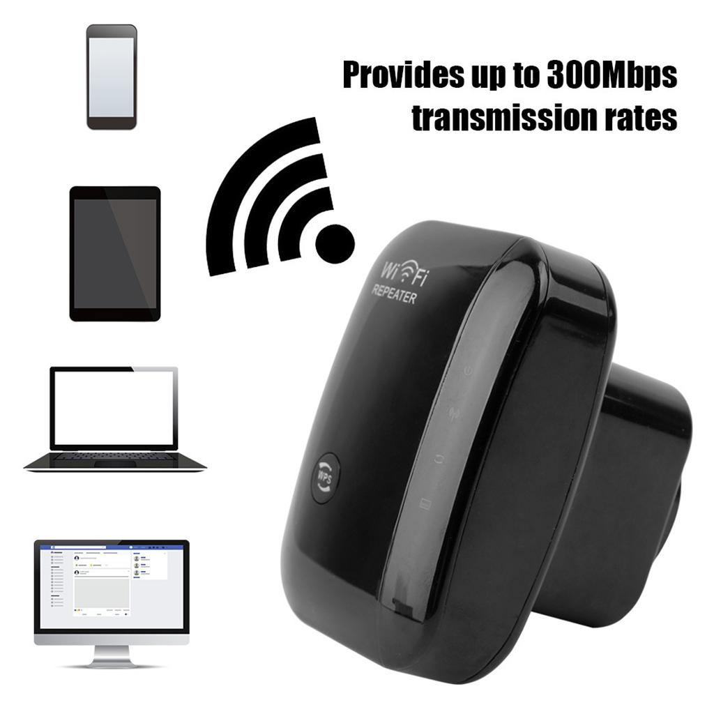 Wireless Repeater Wifi Extender 300Mbps 802.11N Booster Long Range US Plug