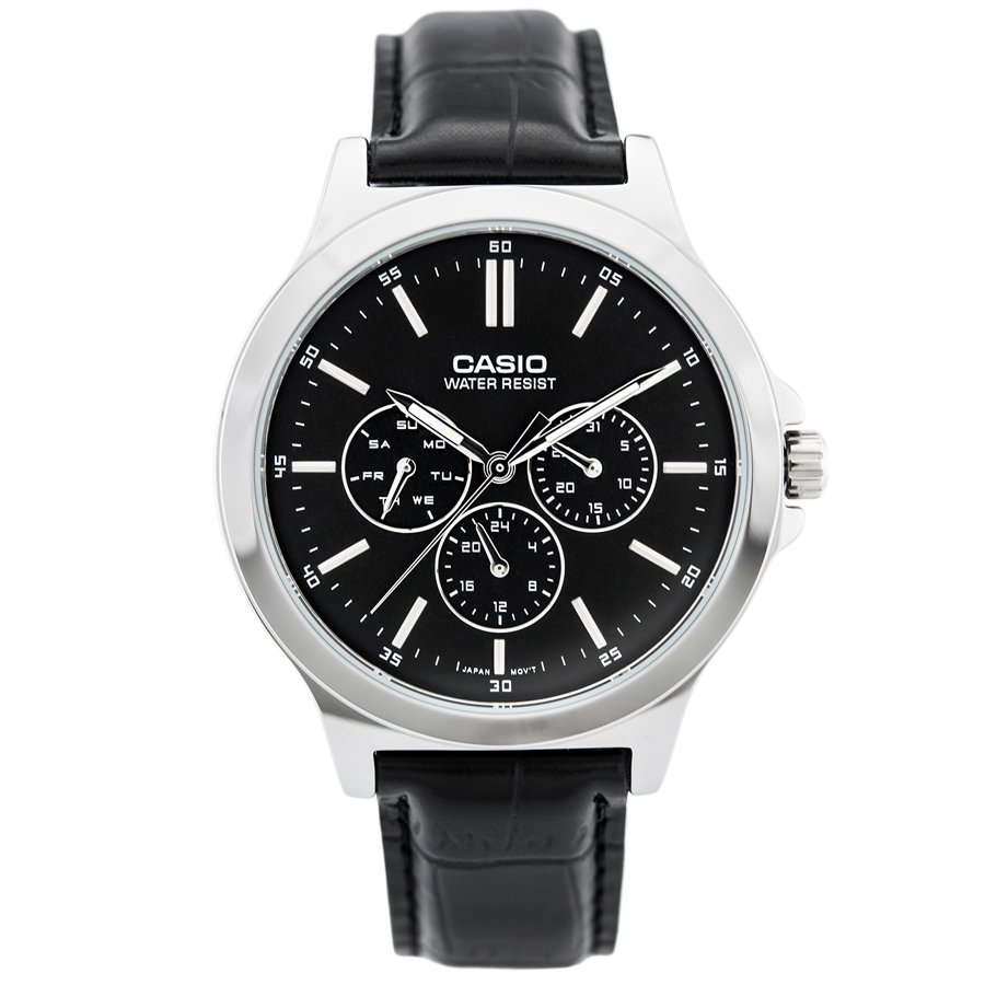 Đồng hồ nam dây da Casio Standard chính hãng MTP-V300L-1AUDF (41mm)